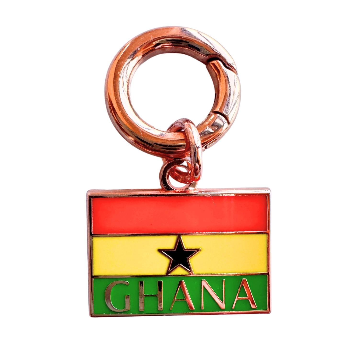 Ghana Flag Inspired Charm