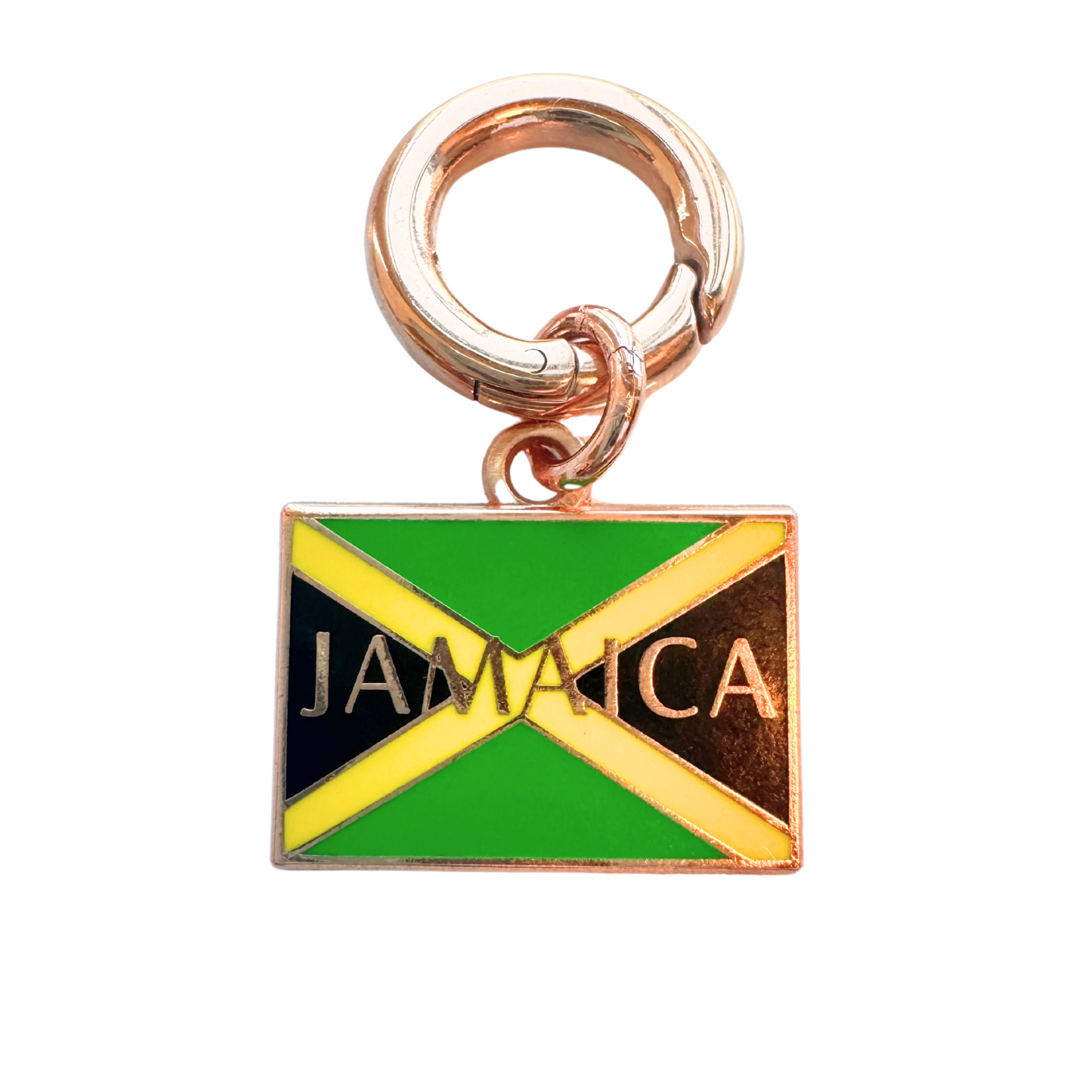 Jamaica Flag Inspired Charm