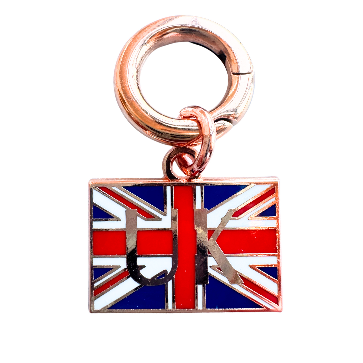 UK Flag Inspired Charm