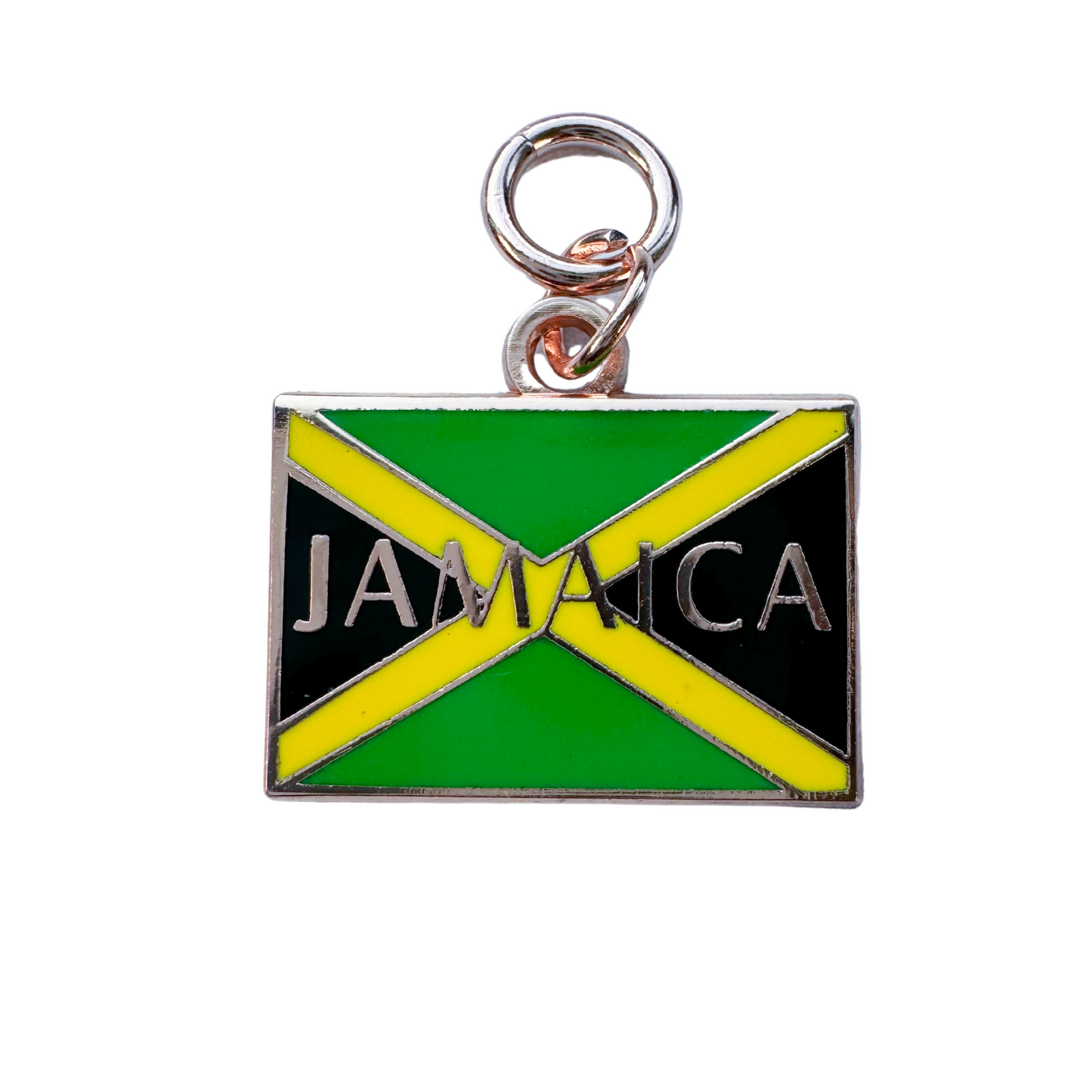 Jamaica Flag Inspired Charm