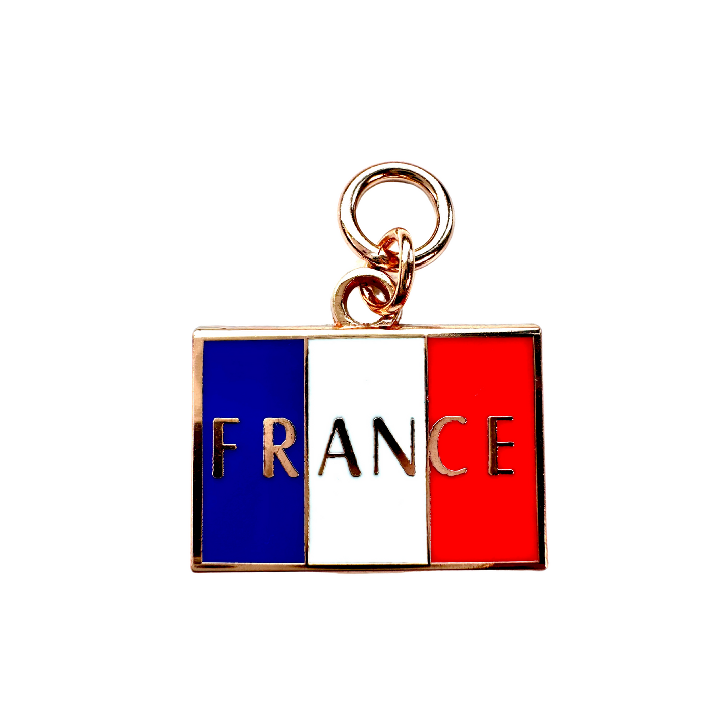 France Flag Inspired Charm