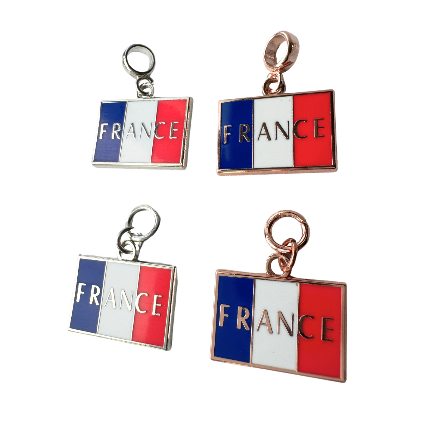 France Flag Inspired Charm