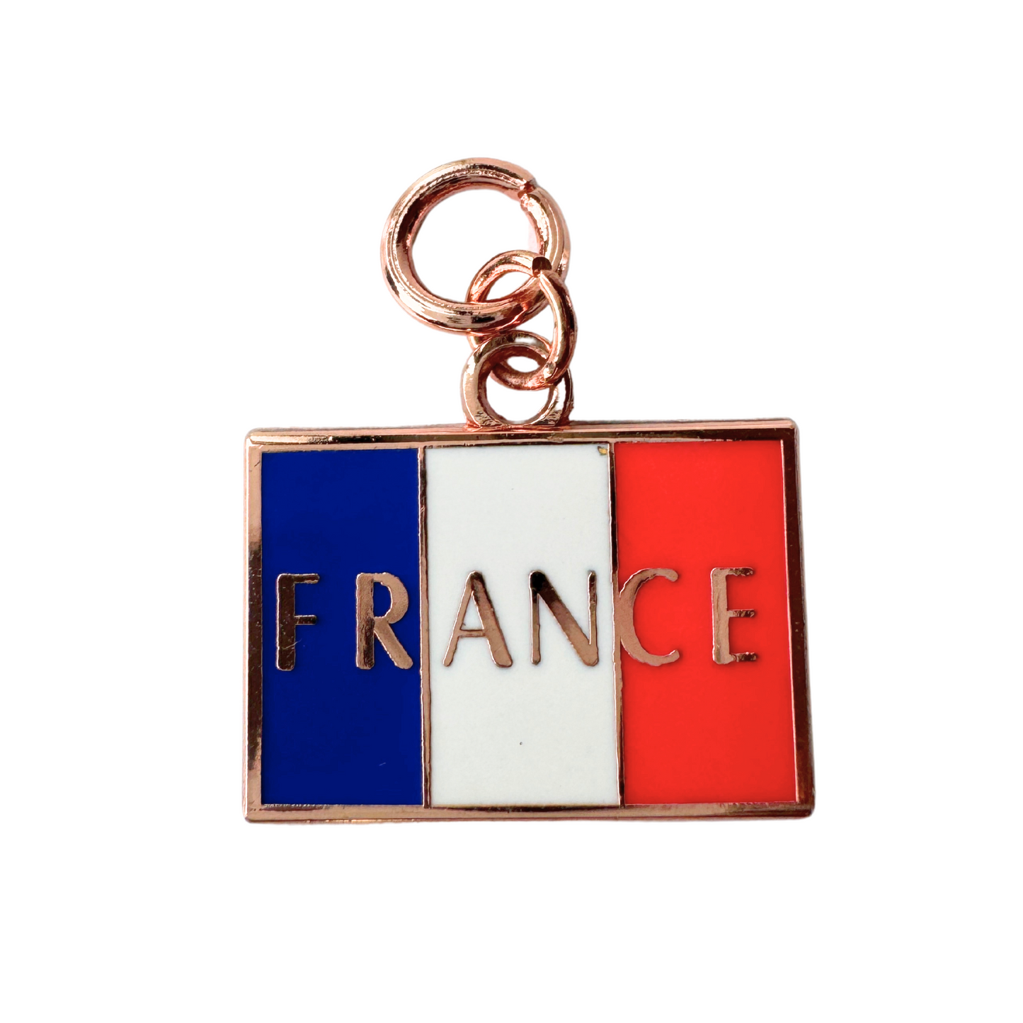 France Flag Inspired Charm