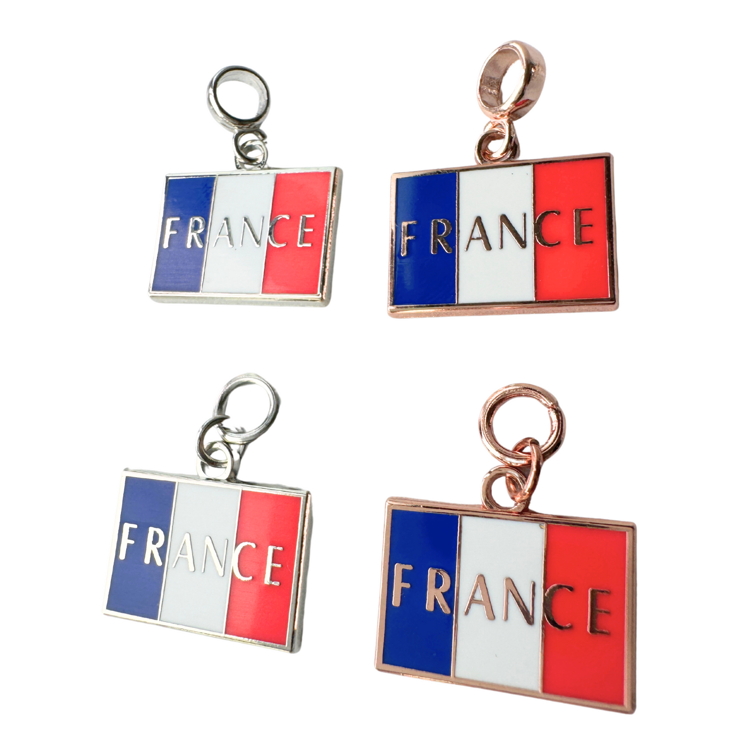 France Flag Inspired Charm