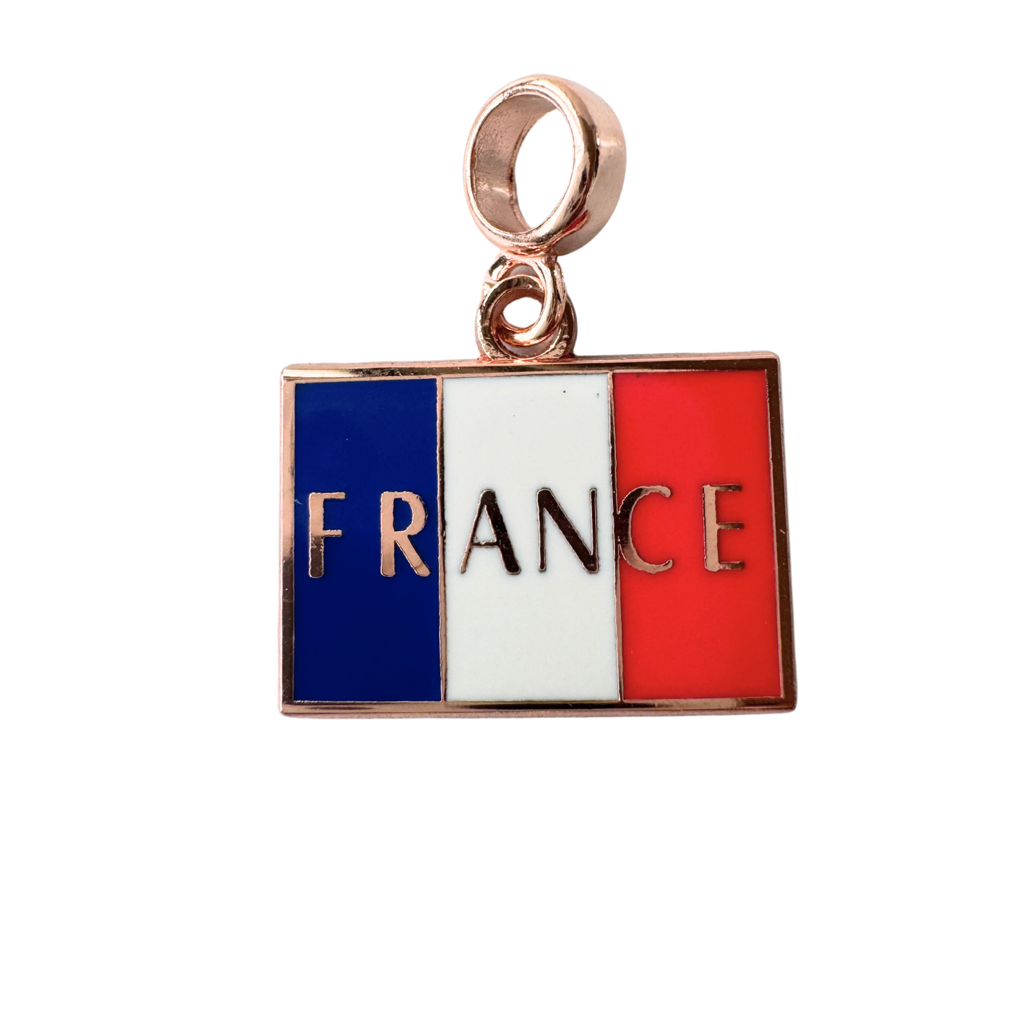 France Flag Inspired Charm