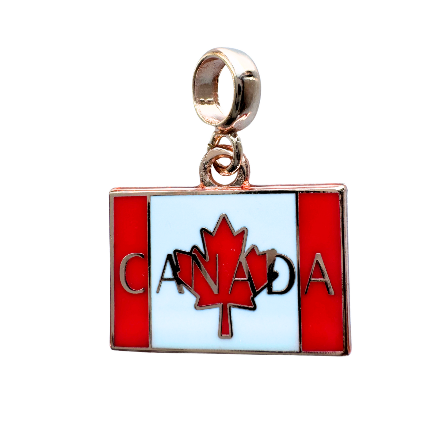 Canada Flag Inspired Charm