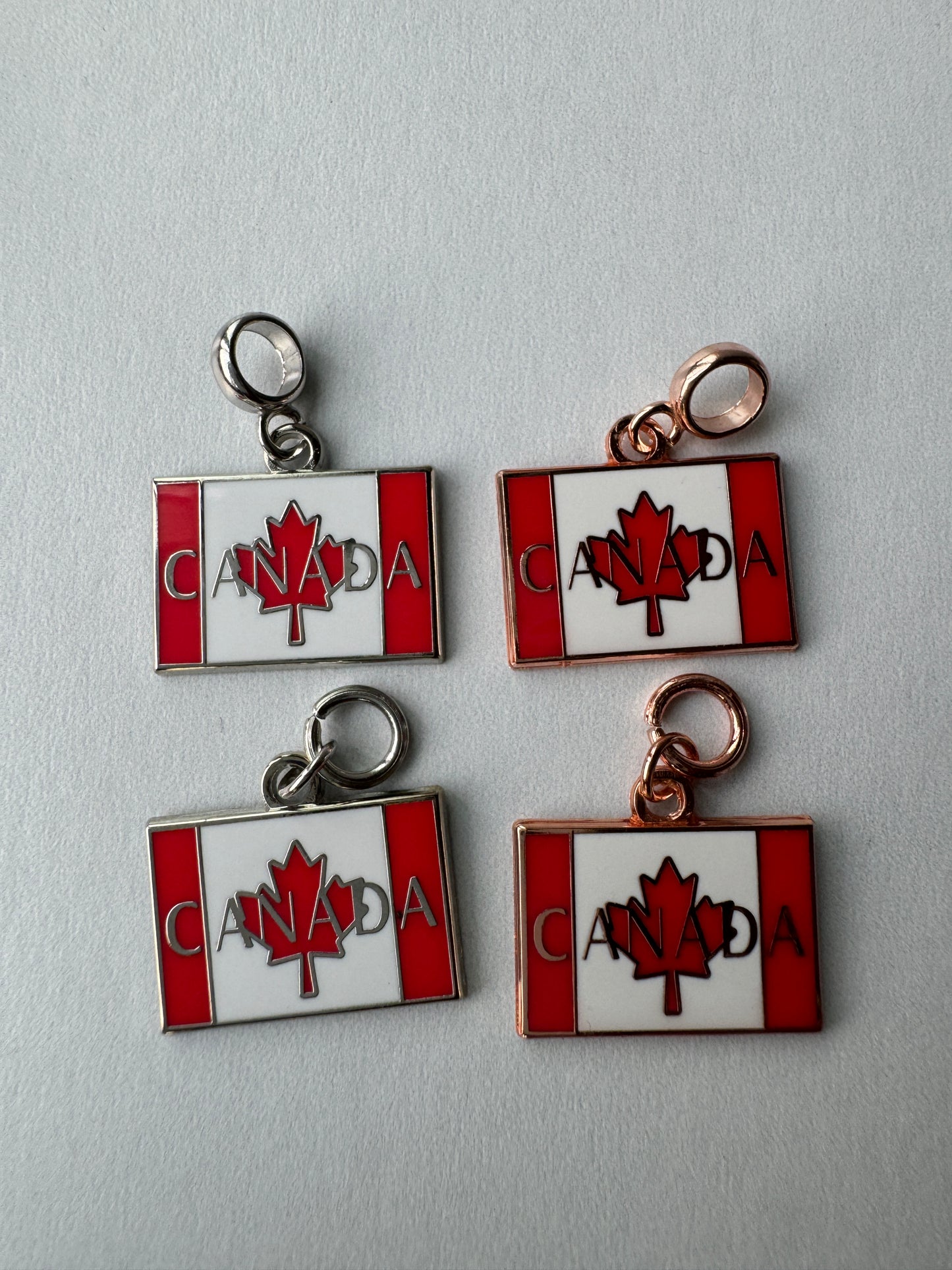 Canada Flag Inspired Charm