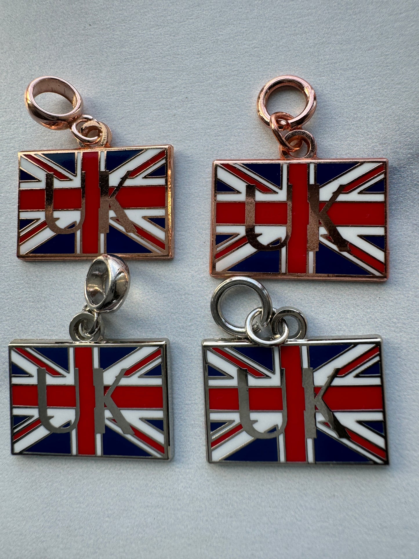 UK Flag Inspired Charm