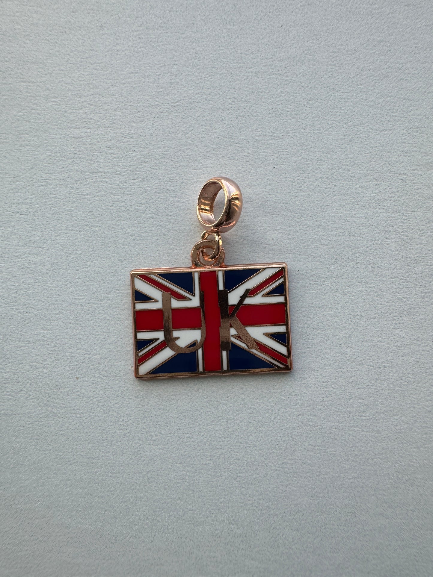 UK Flag Inspired Charm