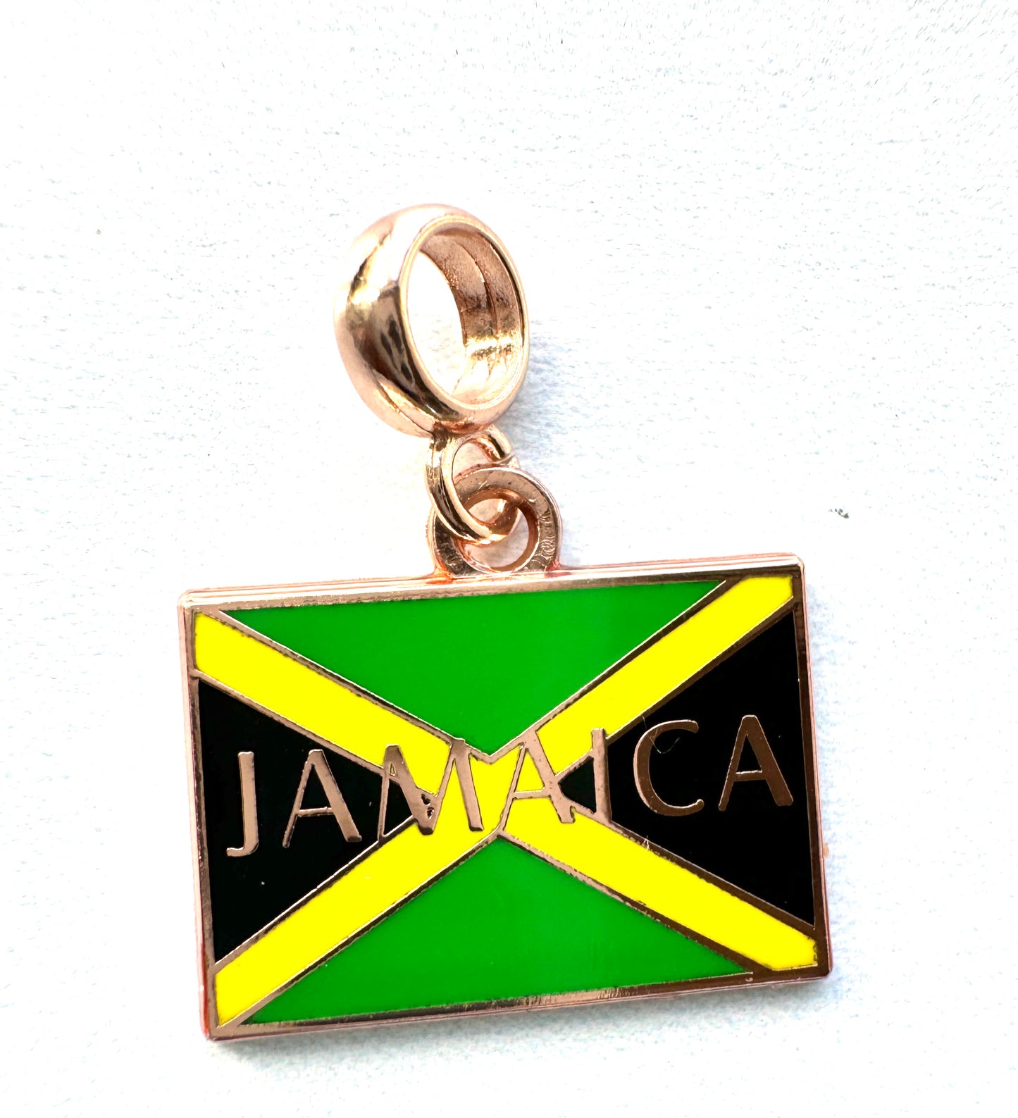 Jamaica Flag Inspired Charm