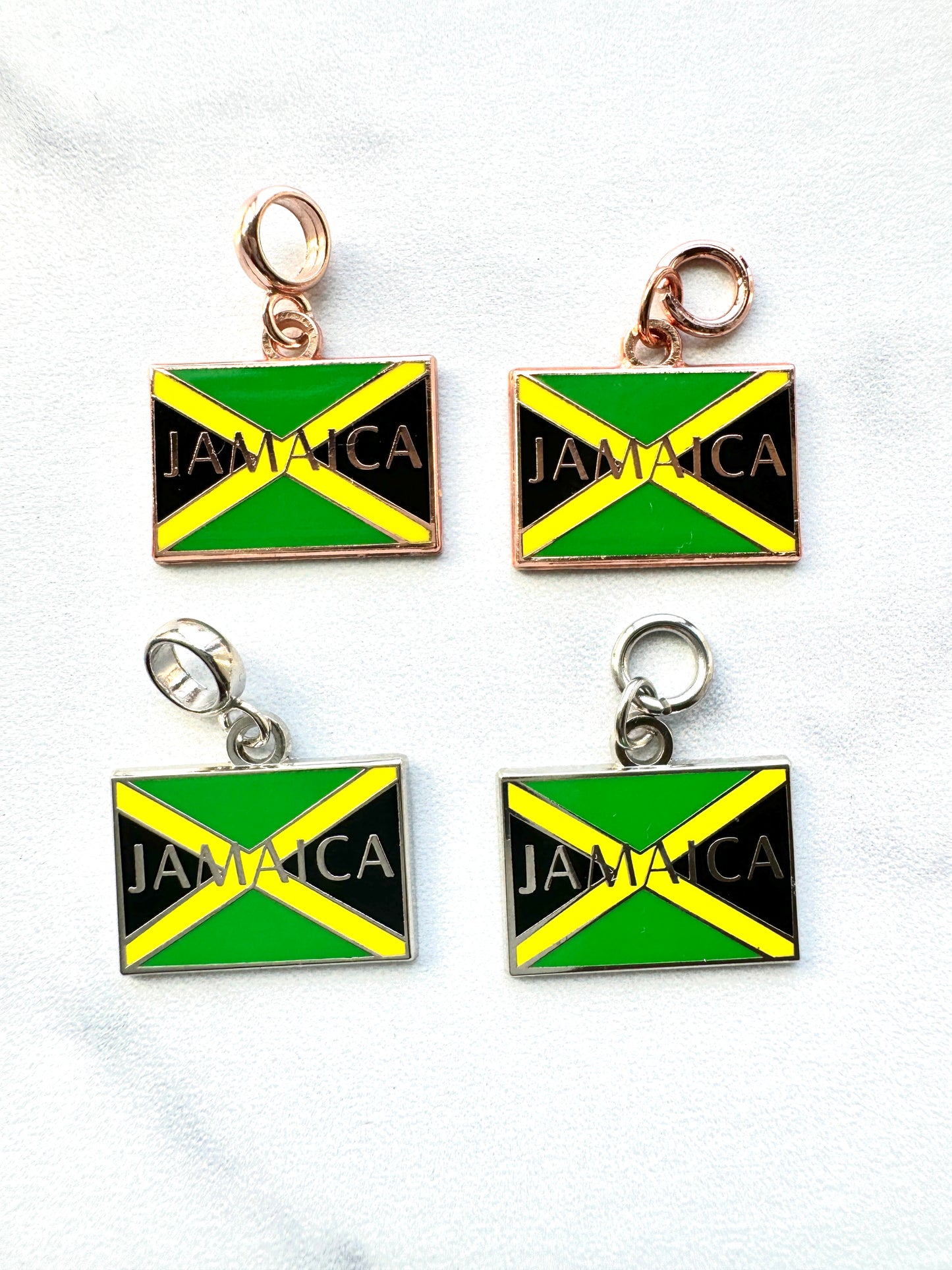 Jamaica Flag Inspired Charm