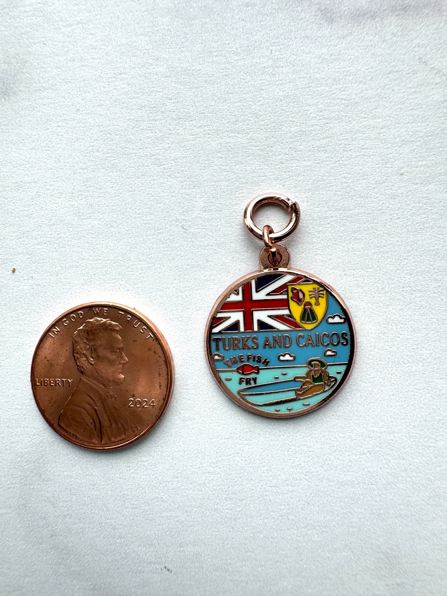 Icons of Turks and Caicos Charm